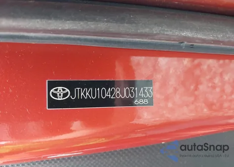 2008 Scion Xd из США, поврежденный, VIN JTKKU10428J031433